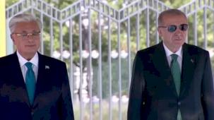 Kazakistan Cumhurbaşkanı Tokayev Beştepe'de