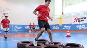 Konya'da 'Parkur' gençleri hayallerine kavuşturuyor