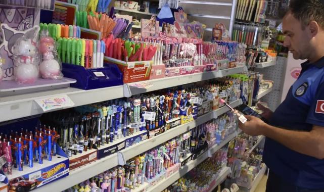 Bursa Karacabey Zabıtası'ndan okul öncesi kırtasiye denetimi