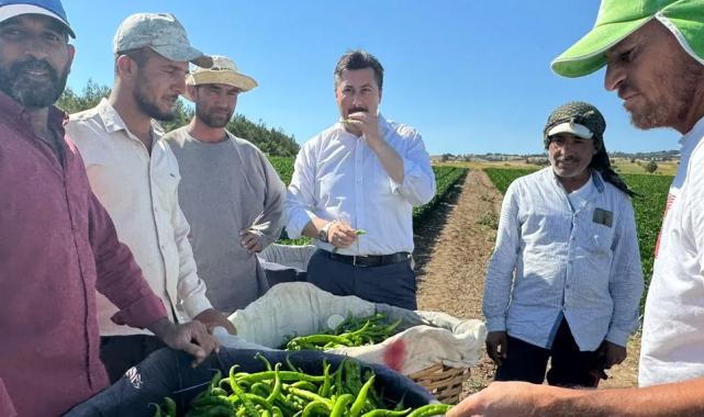 Bursa Yenişehir'de tarla işçilerine 'Özel' ziyaret
