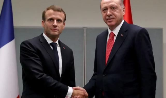 Cumhurbaşkanı Erdoğan Macron'la görüştü
