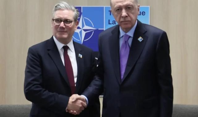 Cumhurbaşkanı Erdoğan, Starmer ile görüştü