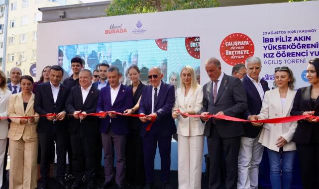 Kadıköy’de Filiz Akın Kız Öğrenci Yurdu hizmete açıldı