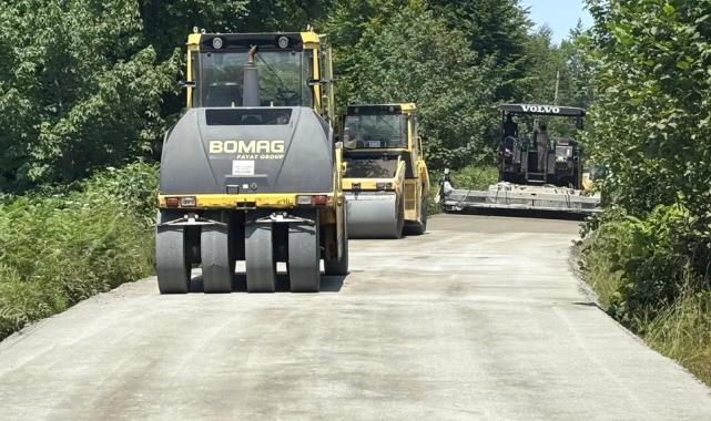 Karadağ grup yolunda toprak yol tarih oluyor