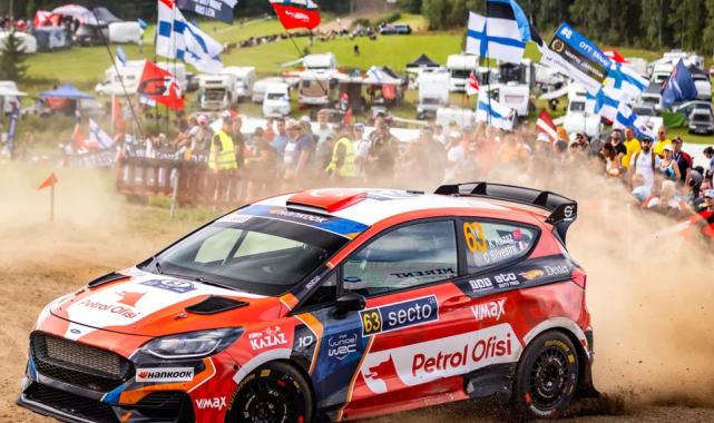 Kerem Kazaz, Finlandiya Rallisi'nden başarıyla döndü