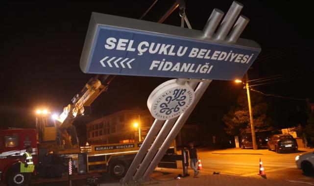 Konya Büyükşehir'in şehir estetiğine bir destek de Selçuklu'dan