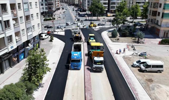 Konya Karatay'da asfalt çalışmalarına devam