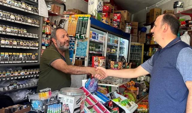 Konya'da Başkan Altay'dan esnaf ziyareti