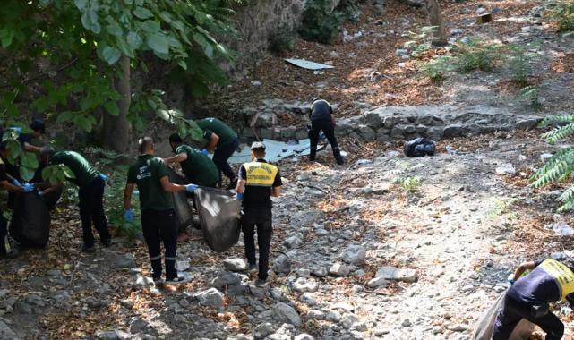 Manisa Çaybaşı'nda rutin temizlik