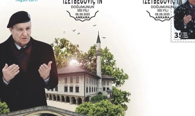 PTT AŞ'den İzetbegoviç'e özel pul