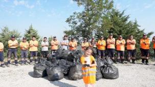 Denizli’de minik yürekten büyük temizlik hareketi