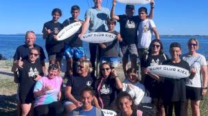 Hatay'ın genç sörfçüleri Kiel'de