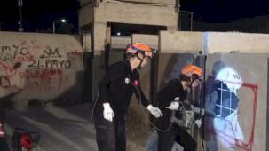 Kahramanmaraş’ta Bacıyan Timi'nden enkaz tatbikatı