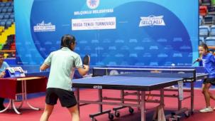 Konya Selçuklu'da masa tenisi heyecanı