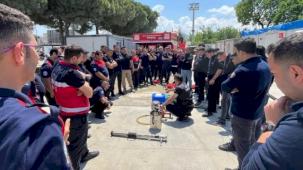 Konya ve Hatay itfaiyelerinden örnek iş birliği