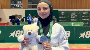 Konyalı milli sporcu Saliha'dan Avrupa ikinciliği