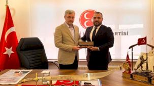Milliyetçi iş insanı Şahinkanat’tan Başkan Metehan’a ziyaret