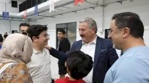 Mustafa Palancıoğlu Havacılık Lisesi'nin yeni öğrencileriyle tanıştı