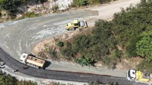 Ordu Ünye Ağıdere sakinlerinin asfalt sevinci