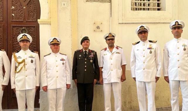 TCG Kınalıada personelinden Turgut Reis Türbesi'ne ziyaret