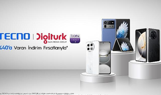 TECNO ve Digiturk'ten Avantajlı İş Birliği: Seçili Akıllı Telefonlarda %40'a Varan İndirim