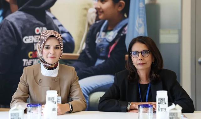 Bakan Göktaş, Najat Maalla M'jid ile buluştu