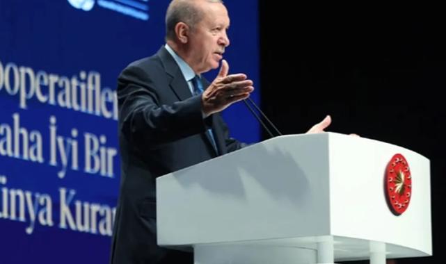 Cumhurbaşkanı Erdoğan: Hedefimiz 250 bin kooperatif