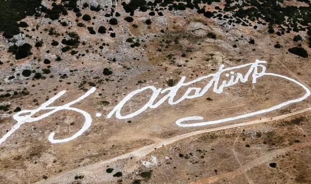 Dünyanın en büyük Atatürk imzası Gemlik’te yenilendi