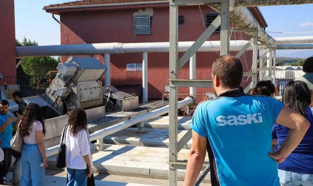 Geleceğin hekimleri atık su süreçlerini yerinde gözlemledi