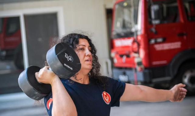 İtfaiye personeli Bahar şimdi Avrupa'da yarışacak