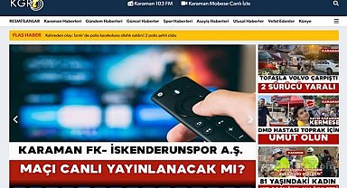 Karaman Haberlerinde Doğru ve Güvenilir Adres KGRT