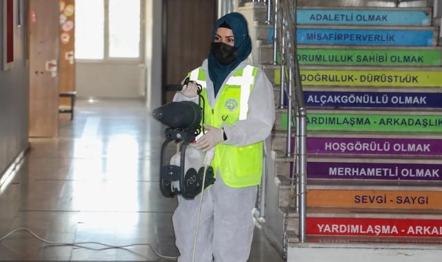 Kayseri Talas'ta eğitimde hijyen seferberliği