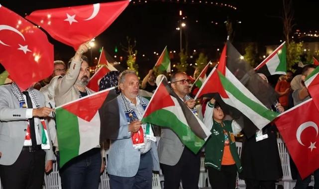 Kayseri'de vicdanlar Gazze için buluştu