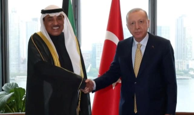 Kuveyt Veliaht Prensi Şeyh es-Sabah ile görüştü