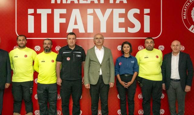 Malatya'da Başkan Er'den İtfaiye Teşkilatı'na ziyaret