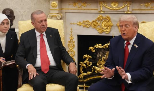 Oval Ofis'te beklenen görüşme gerçekleşti... Trump'tan Erdoğan'a 'lider' övgüsü