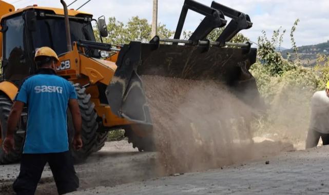 Sakarya Gürgentepe’de yol seferberliği