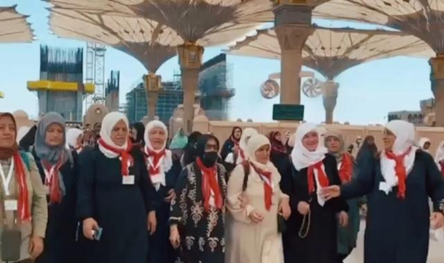 Şehit yakınları umreden döndü