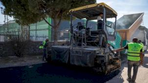 Aliağa’nın sanayi yoluna iki kilometrelik asfalt