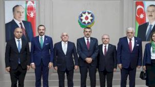 Azerbaycan Başbakanı Asadov, Bakan Tekin'i ağırladı