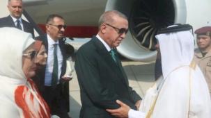 Cumhurbaşkanı Erdoğan Katar’da