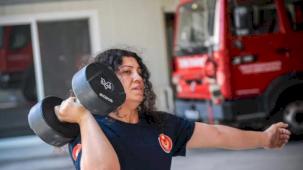 İtfaiye personeli Bahar şimdi Avrupa'da yarışacak