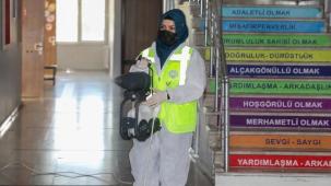 Kayseri Talas'ta eğitimde hijyen seferberliği