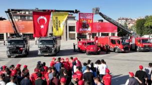 Konya İtfaiyesi'nden farkındalık etkinliği
