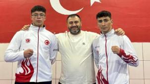 Konya Meramlı kick boksçular Avrupa yolunda