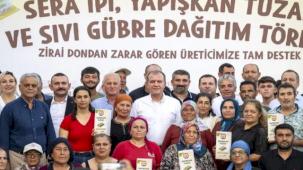 Mersin'de zarar gören çiftçiye destek