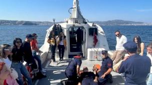 Mudanya sahili açıklarında tıbbi tahliye eğitimi