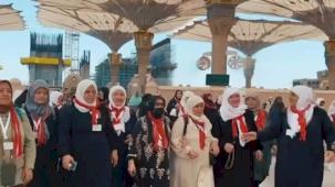 Şehit yakınları umreden döndü