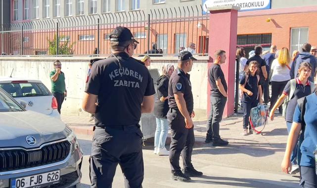 Ankara Keçiören Zabıtası'ndan trafiği rahatlatan mesai