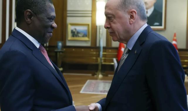 Erdoğan, Mashatile'yi Külliye'de kabul etti